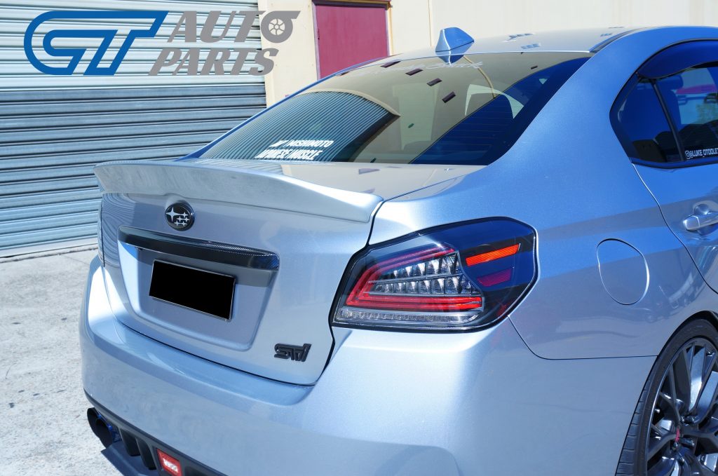 Rexpeed Style Duckbill ABS Trunk Spoiler For 14-19 Subaru WRX STI (G1U SILVER)-12735