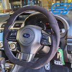 Alcantara Steering Wheel Silver Stitching for 14-19 Subaru WRX STI LEVORGS 208 S209 Style-13723