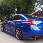 Rexpeed Style Duckbill Trunk Spoiler For MY14-19 Subaru WRX STI K7X WR Blue-12761