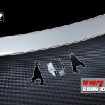 STI Style ABS Rear Bumper Diffuser (Silver) For 14-18 Subaru Levorg WAGON -10516