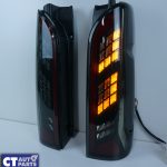 BLACK Edition Smoked Full LED Tail Lights Taillight 2004-2019 TOYOTA HIACE VAN -10707