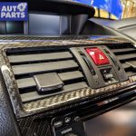 Dry Carbon Centre Air Vent Cover Trim for 14-19 Subaru WRX STI LEVORG -0