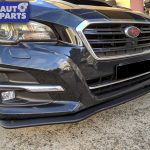 MY18 STI Style Front Bumper Lip Matte Black for 18-19 SUBARU LEVORG WAGON -10581