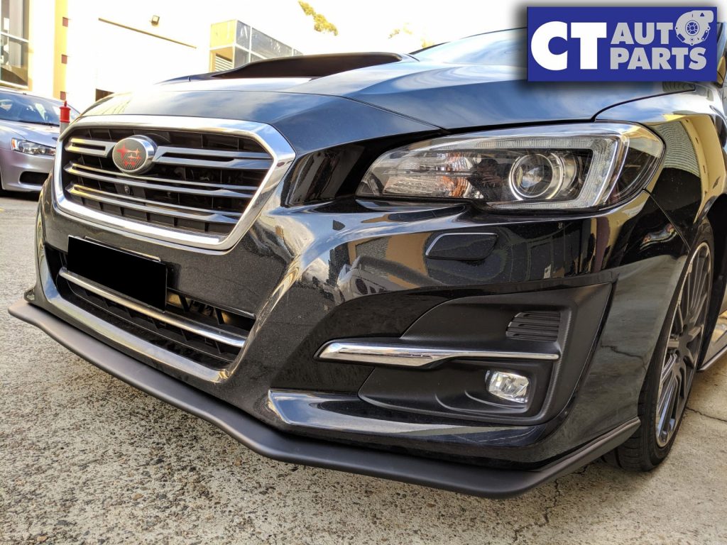 MY18 STI Style Front Bumper Lip Matte Black for 18-19 SUBARU LEVORG WAGON -10582