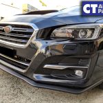 MY18 STI Style Front Bumper Lip Matte Black for 18-19 SUBARU LEVORG WAGON -10582