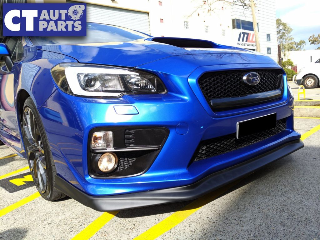 VARIS Style Front Bumper Lip for 2014-2017 SUBARU WRX STI V1 Premium Matte Black -10920