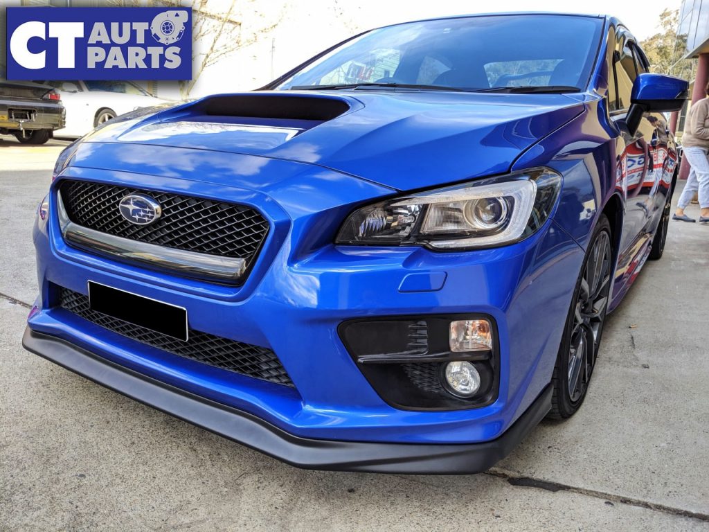 VARIS Style Front Bumper Lip for 2014-2017 SUBARU WRX STI V1 Premium Matte Black -10924