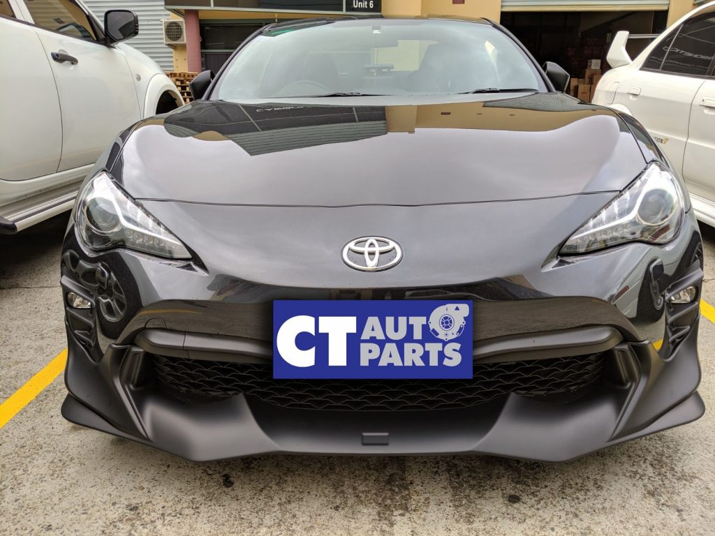 TRD V2 Style ABS Plastic Front Bumper Lip For MY17-19 Toyota 86 GT GTS (UNPAINTED)-11098