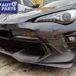 TRD V2 Style ABS Plastic Front Bumper Lip For MY17-19 Toyota 86 GT GTS (UNPAINTED)-0