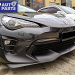 TRD V2 Style ABS Plastic Front Bumper Lip For MY17-19 Toyota 86 GT GTS (UNPAINTED)-11100