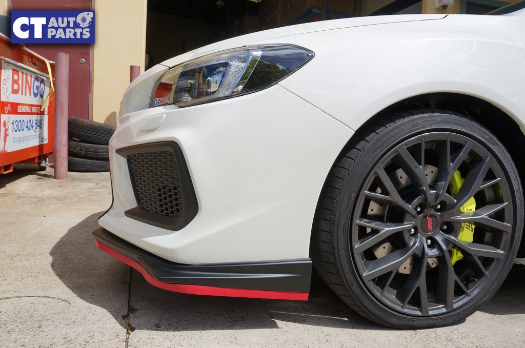 STI Style Front Lip Rubber Protector (RED) SUBARU WRX/STI 2014-2019-0