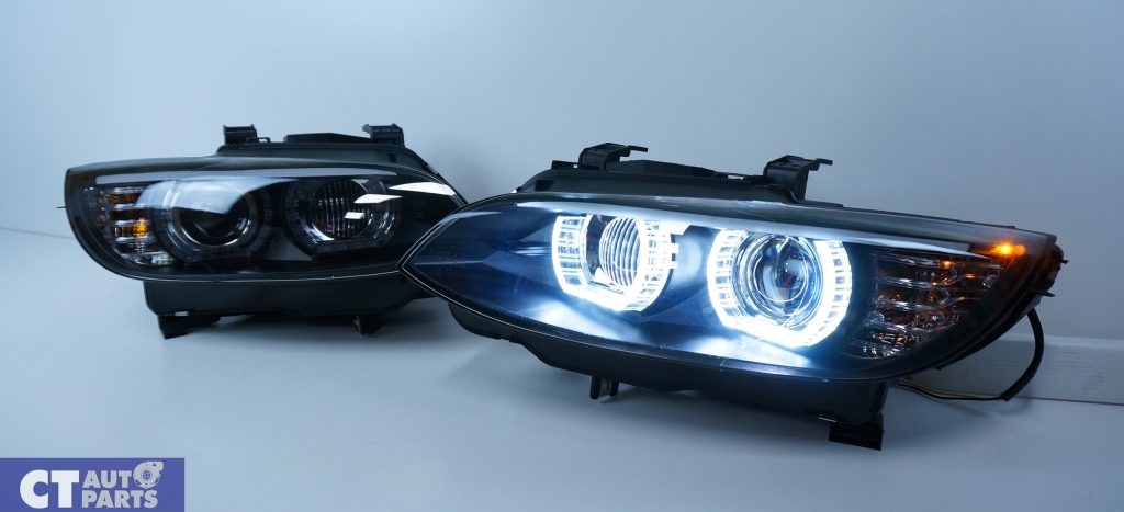 BMW M3 M4 Style LED DRL Projector Head Lights for 06-09 BMW E92 E93 Pre LCI 3 Series-11320