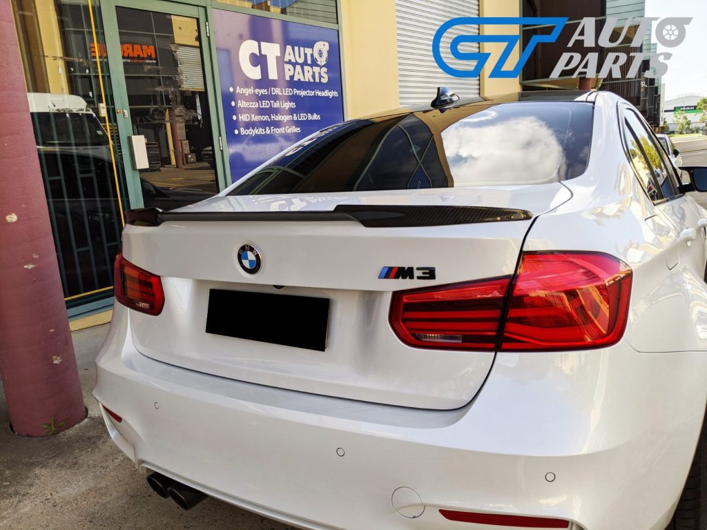 M4 M Performance Style Carbon Fibre Trunk Spoiler for 14-19 BMW 3 Series F30 & M3 F80-12916