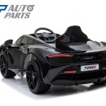 Licensed Mclaren 720S 12 Volt Painted Metallic Onyx Black Parent Remote Ride On CAR-11629