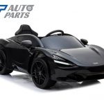 Licensed Mclaren 720S 12 Volt Painted Metallic Onyx Black Parent Remote Ride On CAR-11631