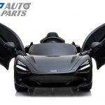 Licensed Mclaren 720S 12 Volt Painted Metallic Onyx Black Parent Remote Ride On CAR-11632