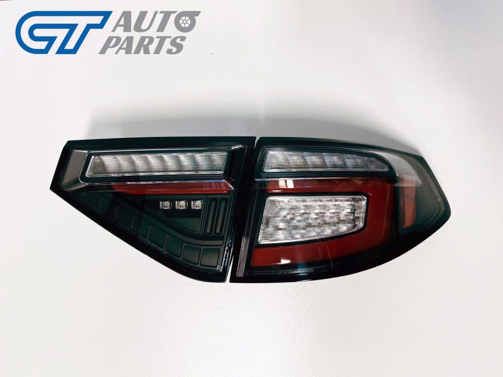 Black (Red Bar) LED Tail light Dynamic Signal for 08-13 Subaru Impreza WRX RS STI -12259