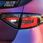 Black 3D LED Tail light Dynamic Signal for 08-13 Subaru Impreza WRX RS STI -12264