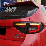 Black Edition R Dynamic Indicator LED Tail light for 08-13 Subaru Impreza WRX RS STI -12355