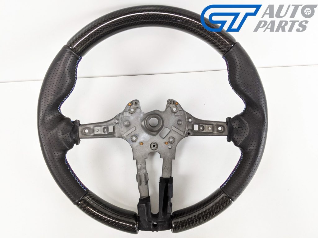 M Performance Style CARBON Leather Steering Wheel for BMW M3 M4 F80 F80 Competition Pure CS -12652