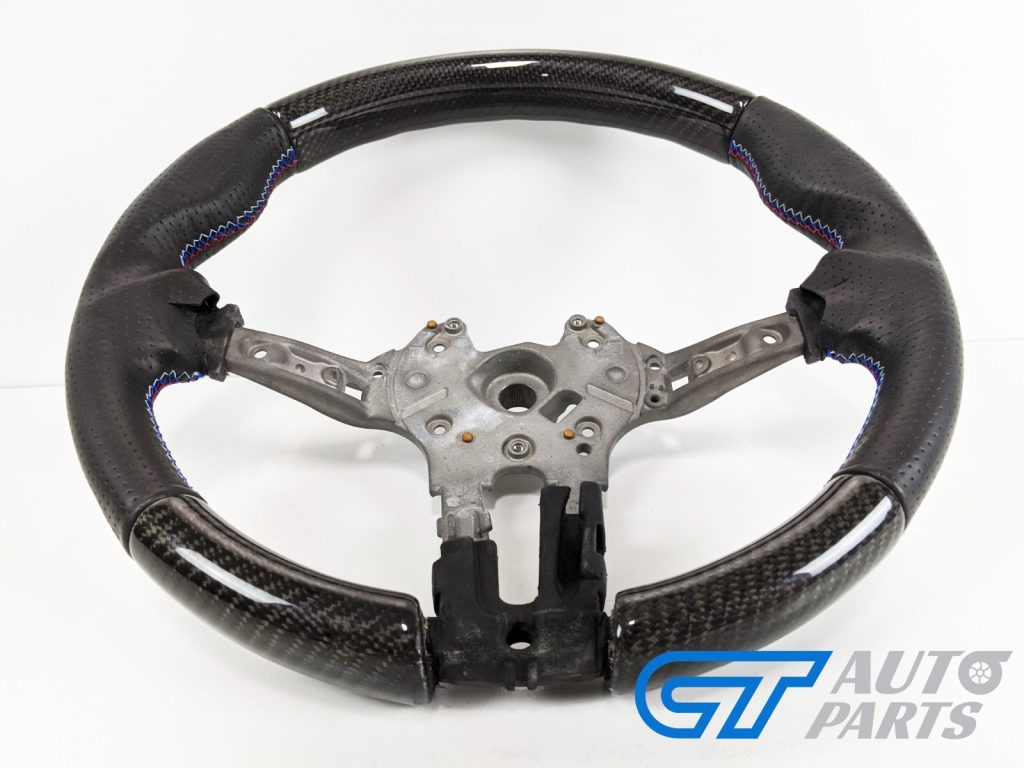 M Performance Style CARBON Leather Steering Wheel for BMW M3 M4 F80 F80 Competition Pure CS -0