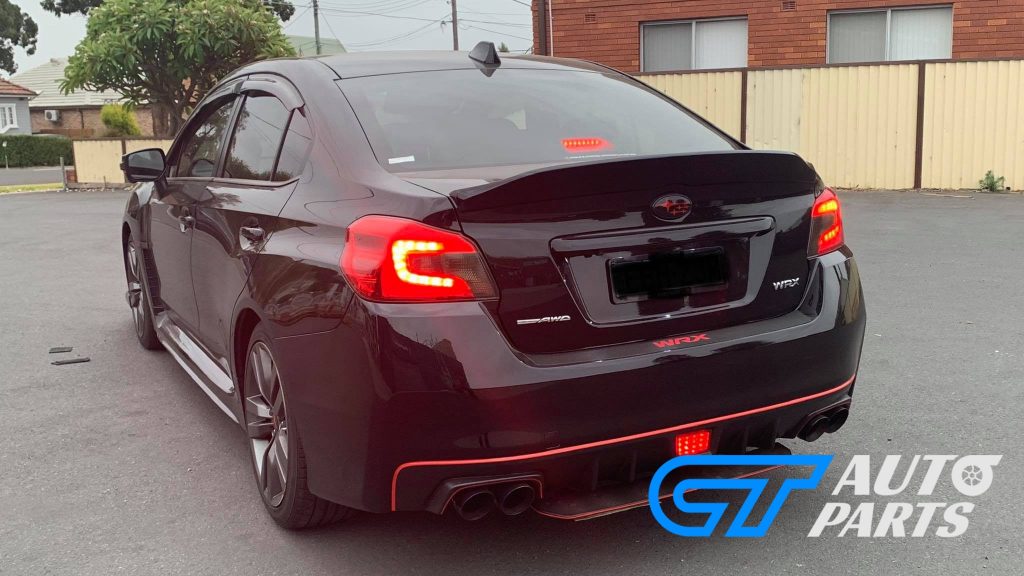 Rexpeed Style Duckbill Trunk Spoiler For MY14-19 Subaru WRX STI D4S Crystal Black Silica Pearl-12890