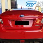 Rexpeed Style Duckbill ABS Trunk Spoiler For 14-19 Subaru WRX STI (C7P Lightning RED)-0