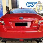 Rexpeed Style Duckbill ABS Trunk Spoiler For 14-19 Subaru WRX STI (C7P Lightning RED)-12902