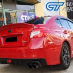 Rexpeed Style Duckbill ABS Trunk Spoiler For 14-19 Subaru WRX STI (C7P Lightning RED)-12903