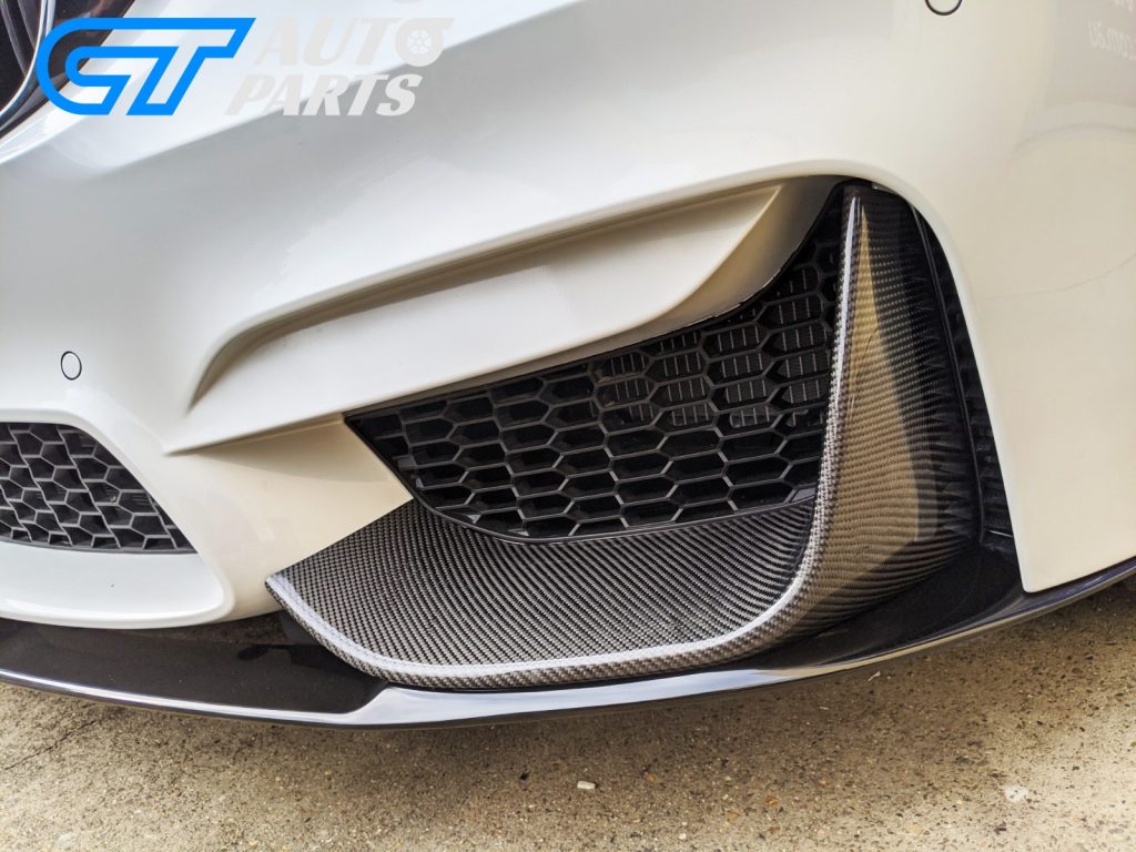 Carbon Fiber Front Performance Bumper Splitter Lip For 14-19 BMW M3 M4 F80 F82 -0