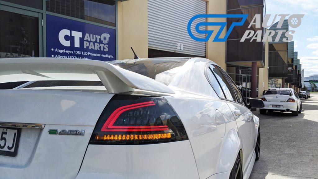 Smoked 3D LED Sequential Indicator Tail Lights for 06-13 Holden Commodore VE HSV Omega SV6 -14500