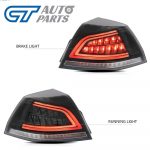 Smoked 3D LED Sequential Indicator Tail Lights for 06-13 Holden Commodore VE HSV Omega SV6 -13405