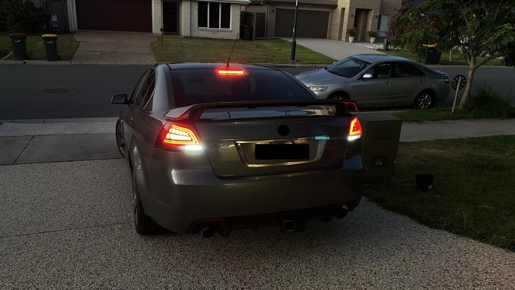 Smoked 3D LED Sequential Indicator Tail Lights for 06-13 Holden Commodore VE HSV Omega SV6 -13094