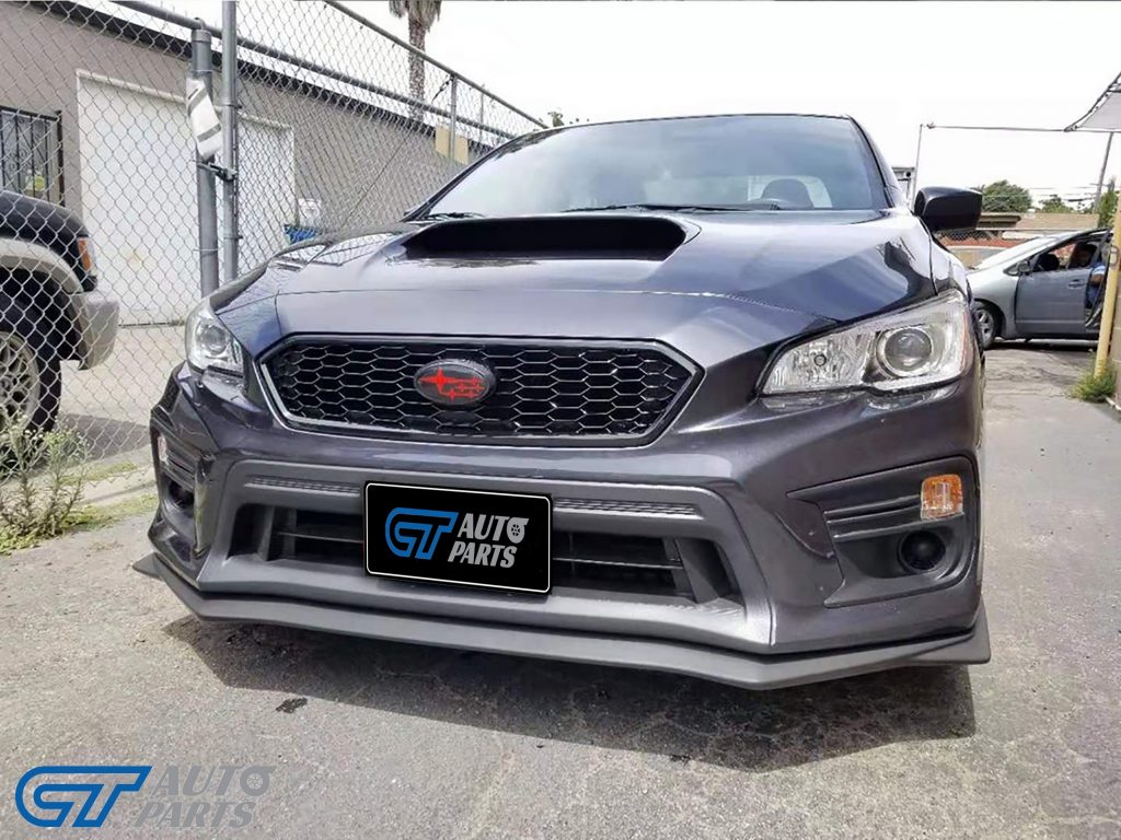 JDM-Style Badgeless Front Grille (ABS Gloss Black) for MY18-20 SUBARU WRX / STI-13158