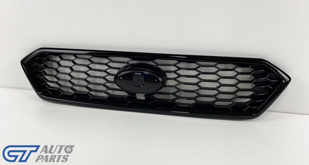 JDM-Style Badgeless Front Grille (ABS Gloss Black) for MY18-20 SUBARU WRX / STI-13157