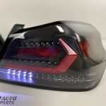 V5 Black Red Bar Full LED Tail lights Dynamic Indicator for 2015-2020 Subaru WRX/ WRX STI VA-13176