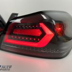 V5 Black Red Bar Full LED Tail lights Dynamic Indicator for 2015-2020 Subaru WRX/ WRX STI VA-13177