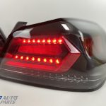 V5 Black Red Bar Full LED Tail lights Dynamic Indicator for 2015-2020 Subaru WRX/ WRX STI VA-13178