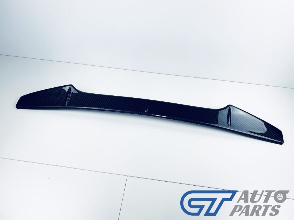 Rowen Style Carbon Fiber Gurney Flap For 08-14 Subaru WRX STI Trunk Spoiler-14074