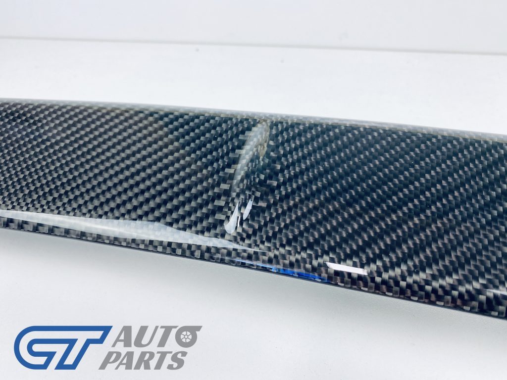 Rowen Style Carbon Fiber Gurney Flap For 08-14 Subaru WRX STI Trunk Spoiler-14072