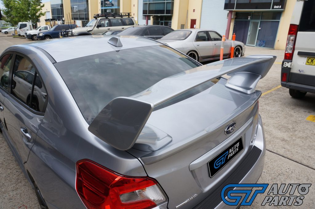 STI Style Trunk Spoiler for MY14-MY20 Subaru WRX STI ABS Painted G1U SILVER 3PC-13603