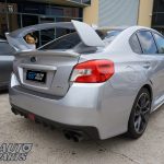 STI Style Trunk Spoiler for MY14-MY20 Subaru WRX STI ABS Painted G1U SILVER 3PC-13605