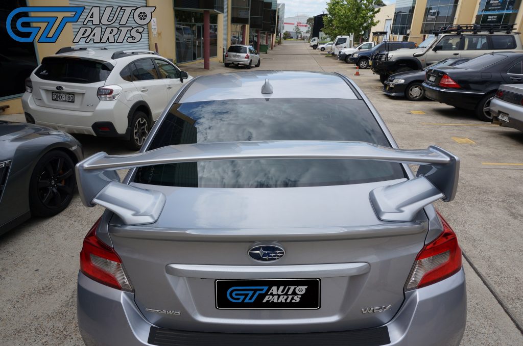 STI Style Trunk Spoiler for MY14-MY20 Subaru WRX STI ABS Painted G1U SILVER 3PC-13604