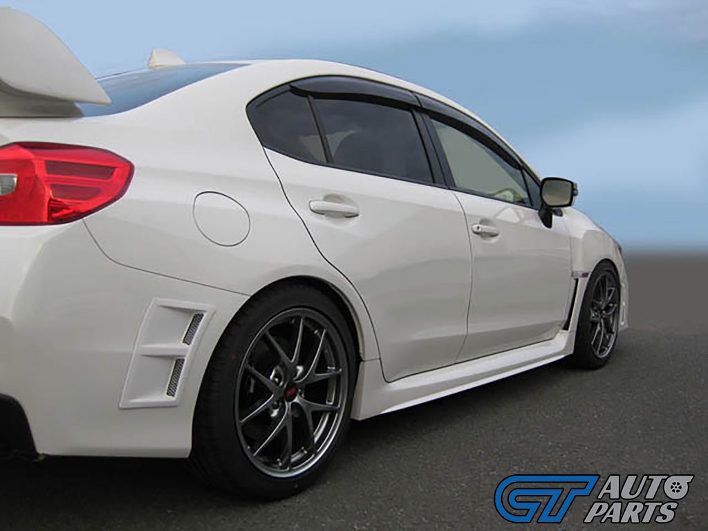 S207 Style Rear Bumper Side Vents For 2015-2020 Subaru WRX/STI SILVER G1U-13635