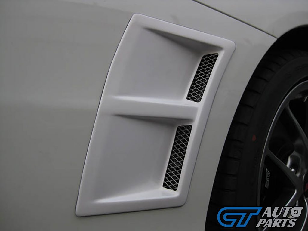 S207 Style Rear Bumper Side Vents For 2015-2020 Subaru WRX/STI SILVER G1U-13636