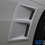 S207 Style Rear Bumper Side Vents For 2015-2020 Subaru WRX/STI SILVER G1U-13636