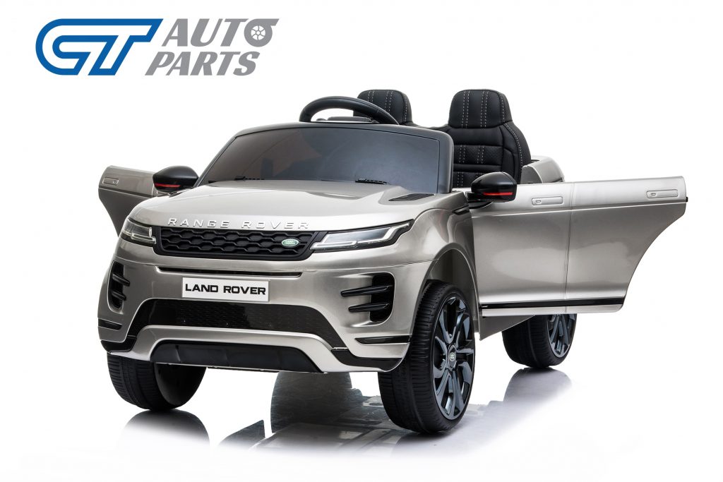 Official Licensed Land Rover Range Rover Evoque Ride On Car for Kids 2 Seats Silver Grey Painted -14417