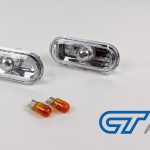 Crystal Clear Side Indicators Repeaters Pair Set With Bulbs for 04-08 Ford Focus XR5 ZETEC-14136