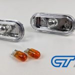 Crystal Clear Side Indicators Repeaters Pair Set With Bulbs for 04-08 Ford Focus XR5 ZETEC-14141