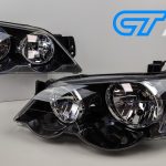 Sports Version Black Head Lights for 02-06 Ford Falcon BA BF XXR6 XR8 Farimont FPV Sedan Ute-14124